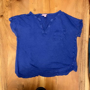 Lilly Pulitzer Blue Loose Tee